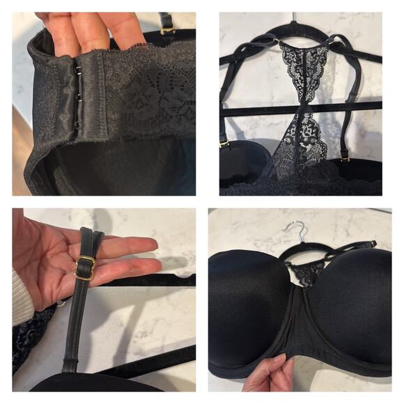 The Bra lab ANGELINA STRAPLESS/CONVERTIBLE UNDERWIRE BRA CUP size medium - Picture 5 of 6